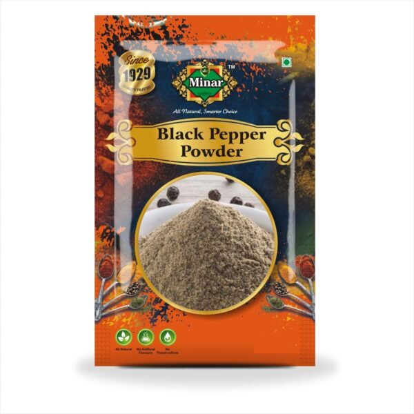 Minar Black Pepper Powder (Kali Mirch)